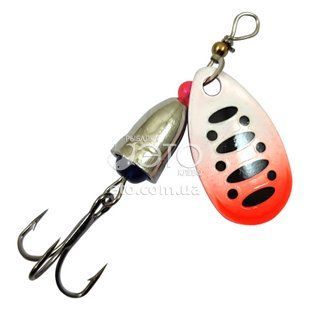 Блесна вращающаяся Weida Vibrax Aglia Blade №2 (5г) Strawberry + Black