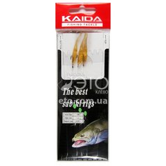 Самодури KAIDA з силиконовими рибками (газіровка)