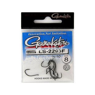 Крючки Gamakatsu LS-2293F N/L Black (выбрать размер)