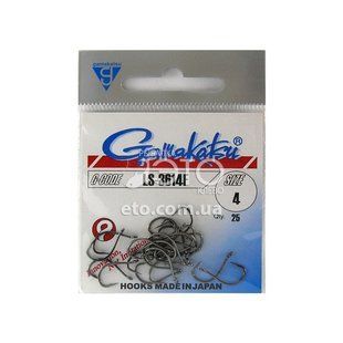 Крючки Gamakatsu LS-3614F N/L Black (выбрать размер)