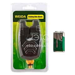 Сигнализатор поклевки Weida FA210 c ночной подсветкой + крона