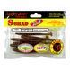 Виброхвост Lucky John S-shad Tail 2,8" (71мм) Green Pumpkin (7шт) код: 140144-PA03
