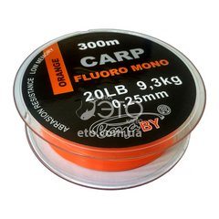 Леска Carp Fluoro Mono Orange 300m 0.25мм - 9.3кг