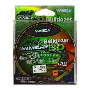 Леска для шок-лидера Weida Bulldozer Mimicry 3D Green Ghost XP 100m &Oslash; 0.18мм