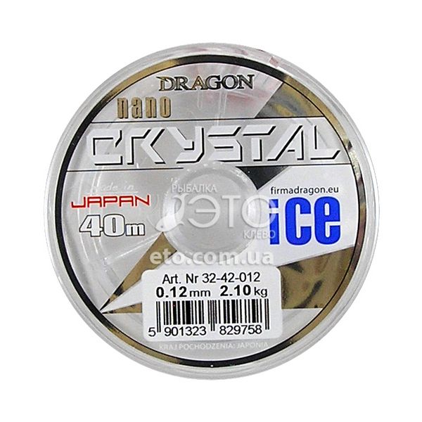 Леска Dragon Crystal Nano Ice 40m 0,12mm