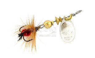 Блешні Mepps AGLIA MOUCHE SILVER/red