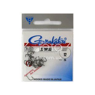 Крючки Gamakatsu LS-3614F N/L Black (выбрать размер)