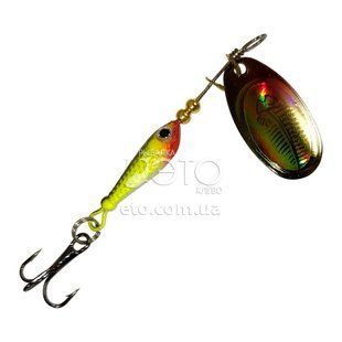 Блесна вращающаяся Feima Comet Head-spinner (6г) Holo Dark