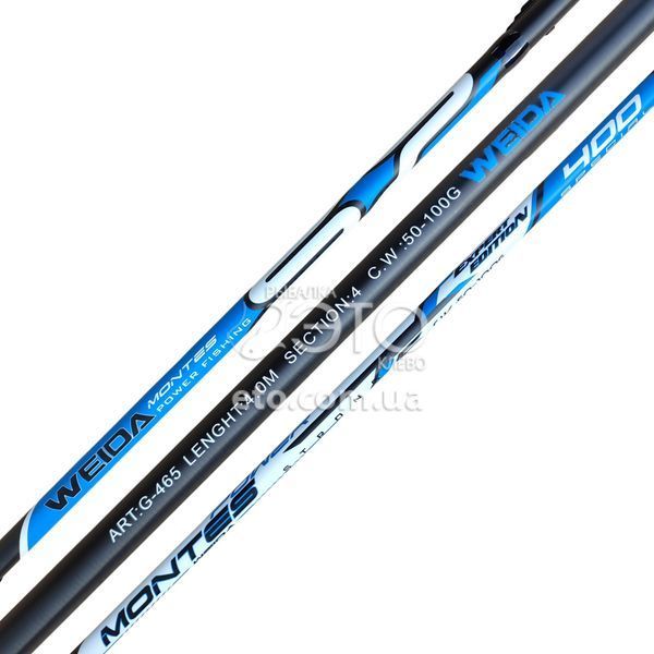 Болонське вудлище Weida Montes Bolo 4м (50-100г) код: G-465-400