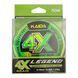 Плетеный шнур Kaida Legend 4X 150м &Oslash; 0.10 мм &mdash;5.13 кг Салатовый