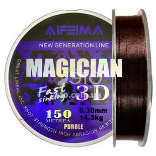 Леска Feima Magician 3D (быстро тонущая) 150м &Oslash; 0.30мм/14.3кг код: X-3032-30