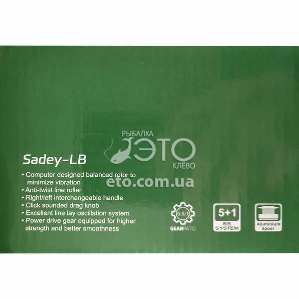 Катушка Sadey LB 4000 (5+1 BB, 5.1:1)