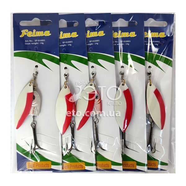 Блесна вращающаяся Feima Long Head-spinner (7г) крабовая палочка