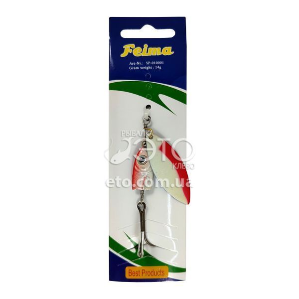 Блесна вращающаяся Feima Long Head-spinner (7г) крабовая палочка
