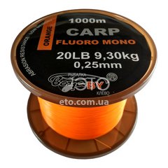 Лісочка Carp Fluoro Mono Orange 1000m 0.35мм - 14,5 кг