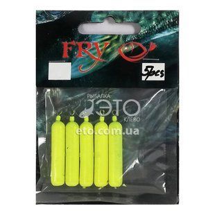 Грузила Джиг-риг Fry Fish крашеный Lime 3,0г (10шт)