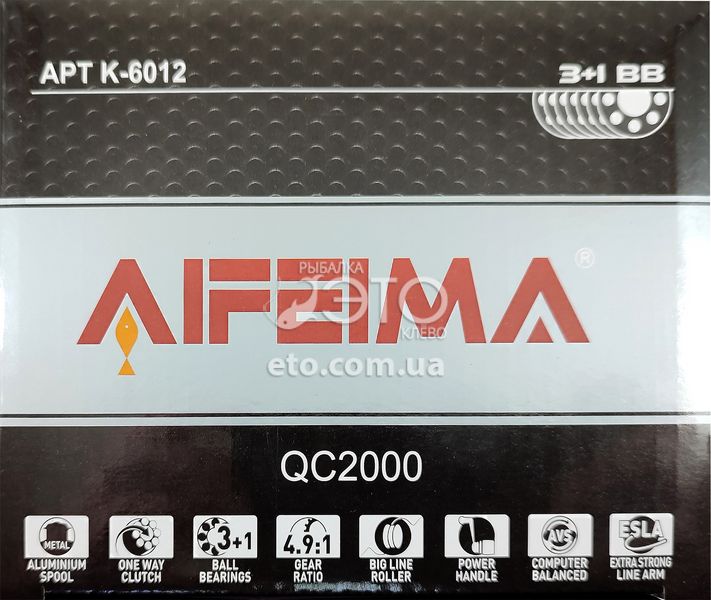 Катушка Feima QC 2000 (3+1 BB) код: K-6012