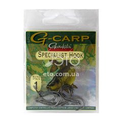 Гачки Gamakatsu G-Carp Specialist Hook Black (вибрати розмір)