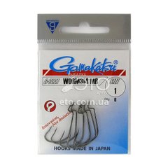 Крючки Gamakatsu Worm 314 MB Black (выбрать размер)