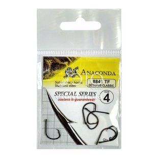 Крючки ANACONDA 8841 TF Octopus Classic №4 (6шт)