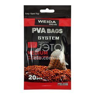 ПВА пакеты Weida System с прессом для заполнения Medium 60x120мм код: SRD-60
