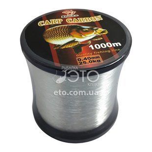 Волосінь Shark Carp Carbon 1000 м 0.40 мм