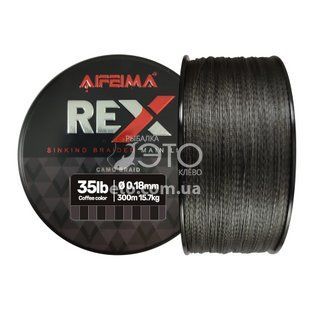 Шнур короповий Feima REX Sinking Braid Camo 300 м (0.18мм/15.7 кг) код: X-5025-18