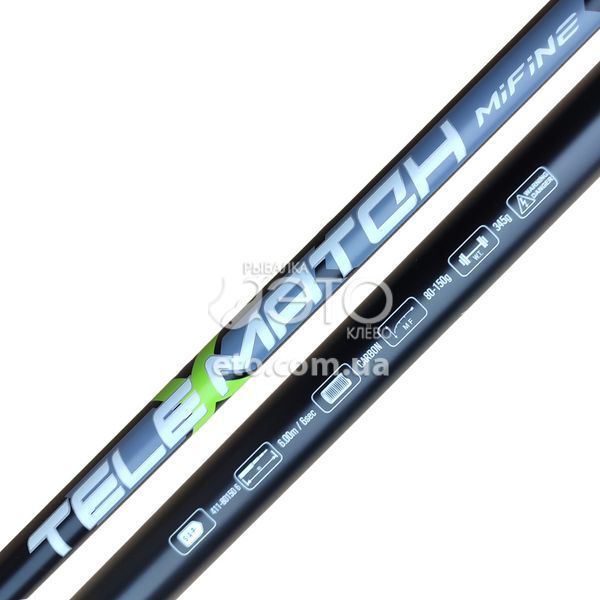 Болонское Удилище Mifine Magician STX Slim Bolo 4.0м (80-150г) код: 411-80150-400