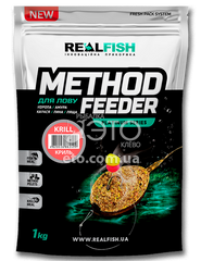 Прикормка RealFish Platinum Series Method Feeder Криль (800г)