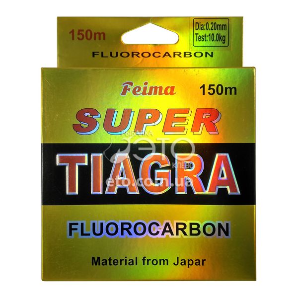 Леска с Флюорокарбоновым покрытием Feima Super Tiagra 150 м 0,20мм 10,0кг