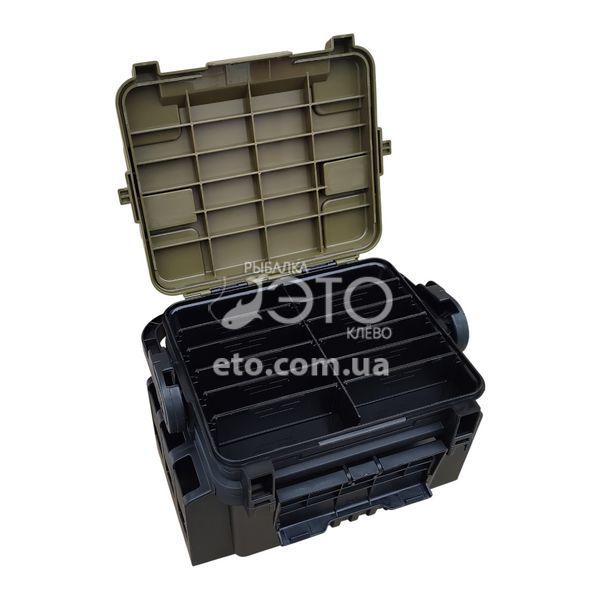Ящик для снастей 2 яруси 30*21.5*25см код: SF24251-30