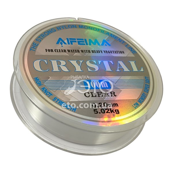 Леска Feima Crystal Clear 100м Ø 0.25мм/6.44кг код: X-3010-25