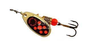 Блесны Mepps Comet BLACK FURY GOLD/orange