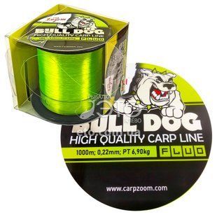 Волосінь Carp Zoom Bull-Dog Fluo Carp Line 1000м 0,22 мм