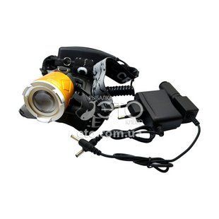 Налобный фонарик SY009-T6 + ультрафиолет